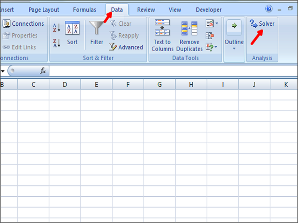 Free Excel Solver Add In
